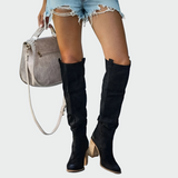 Helena – Kozačky s Elegantním Vysokým Podpatkem