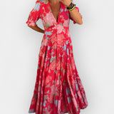 Viktorie - Lehké Květinové Šaty s Kapsami