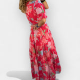 Viktorie - Lehké Květinové Šaty s Kapsami