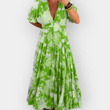 Viktorie - Lehké Květinové Šaty s Kapsami