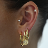 Zora - Zkroucené náušnice ve stylu Twist