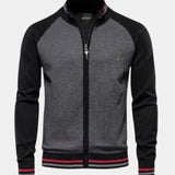 Hynek – Klasický Mikinový Kardigan na Zip