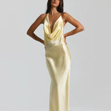 Blanka – Luxusní Saténové Šaty