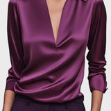 Adéla - Saténová košile