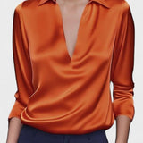 Adéla - Saténová košile