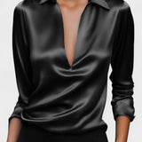 Adéla - Saténová košile