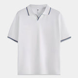 Luboš – Černé polo s véčkovým výstřihem