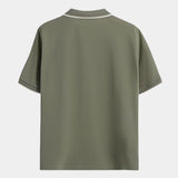 Luboš – Černé polo s véčkovým výstřihem