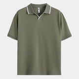 Luboš – Černé polo s véčkovým výstřihem