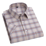 Jiri – Ležérní Pruhovaná Košile s Krátkým Rukávem