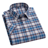 Jiri – Ležérní Pruhovaná Košile s Krátkým Rukávem