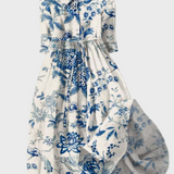 Aneta - Klasické modré šaty