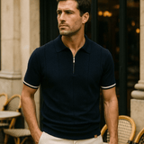 Aleš – Retro zip polo
