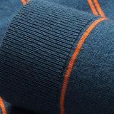 Leoš – Pánské pruhované polo s dlouhým rukávem