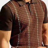 Svatoslav – Pánské polo s pepitovým vzorem