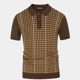 Svatoslav – Pánské polo s pepitovým vzorem