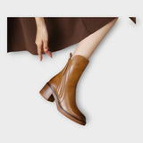 Luara – Kozačky s Elegantním Bočním Zipem