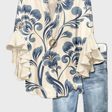 Danuše – Krémová Květovaná Halenka