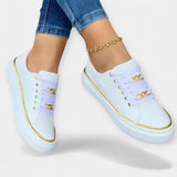 Julia - Tenisky s Zlatými Detaily