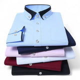 Roman – Moderní Košile s Kontrastním Límcem