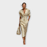 Ilona – Košilové Midi Šaty