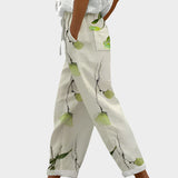 Sona – Kalhoty s Květinovým Potiskem