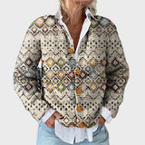 Radomira – Geometrický Kardigan