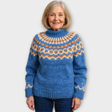 Inga – Severský Pletený Svetr s Vysokým Límcem