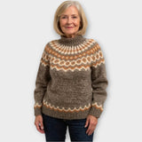 Inga – Severský Pletený Svetr s Vysokým Límcem