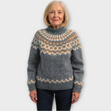 Inga – Severský Pletený Svetr s Vysokým Límcem