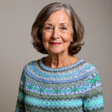 Linnea – Modrozelený Pletený Svetr